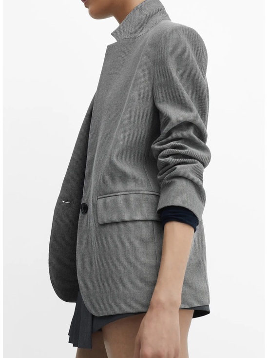 Mango Jackets & Blazers - NWT Mango Houndstooth One Button Blazer